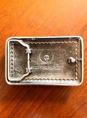 Vintage Music Is Life Quote Retro Musician Metal Unisex Men’s Belt Buckle