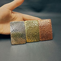 Casting Brass Copper Belt Buckle, Personalized Hammer Printed Men Buckle,gift