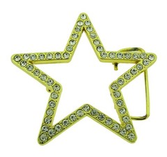 Lonestar Texana Cowgirl Rodeo Western Belt Buckle Girly Rhinestones Blinged Out