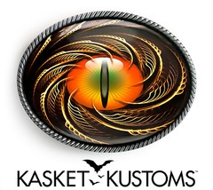 Sci-fi Dragon Belt Buckle – Gothic Seeing Eye Steampunk Fantasy Men Women – 24