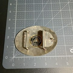 Buckle: Western Horse Head w/ Scroll Design. Nickel Silver Plate. Cowboy Cowgirl