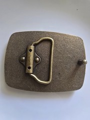 1pce – Tractor Metal Bronze Colour Metal Belt Buckle 6.2x8cm Suit 4cm Belt Width