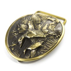 Duck hunting belt buckle, Trophy duck season hunter gift