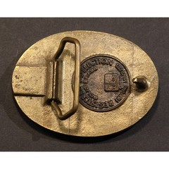 San Antonio Texas Solid Brass Belt Buckle Vintage 1980s Pre-Owned # FS-0347 (O)