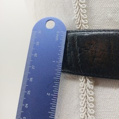 The Ritz Accessory Womens Belt Small Medium Black Genuine Leather