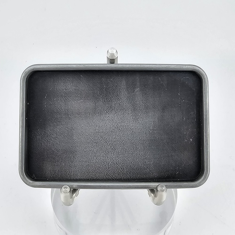 Rectangular Silver Color Craft Project Belt Buckle Make your own DIY Design!