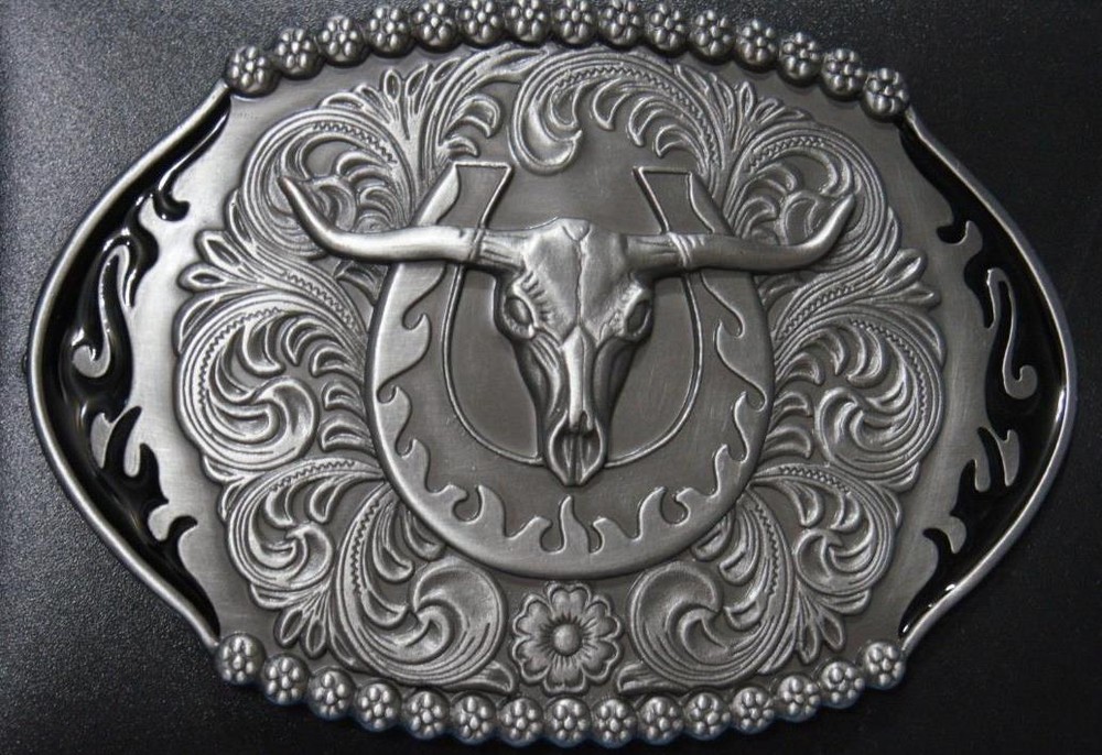 M&F WESTERN Nocona Western Belt Buckle Longhorn Steer Belt Buckle 37994