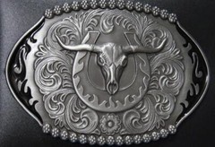M&F WESTERN Nocona Western Belt Buckle Longhorn Steer Belt Buckle 37994