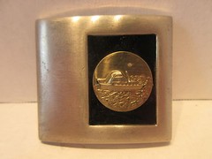 Belt Buckle Fishing Boat Made By Lee NY # 6-21