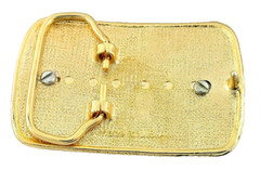 Gold Color Western REAL 1881 Morgan Silver Dollar Belt Buckle EPBB74/12723