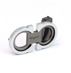 Salvatore Ferragamo Alloy Belt Buckle for 34-35mm leather strap-Silver with Gray