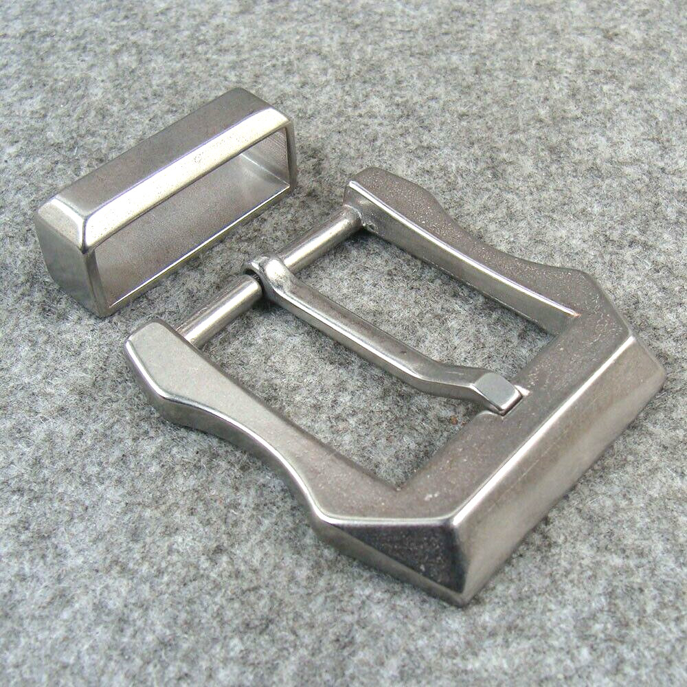 Stainless Steel Pin Belt Buckle Men&rsquo;s Belt Buckles For 1.5&Prime; Belt With Belt Loop