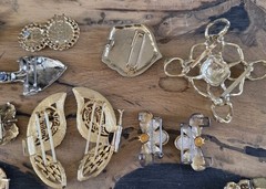Mixed Wholesale Lot Womens Buckles, Clasps Brass Metal