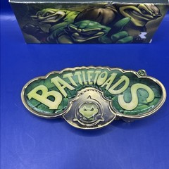 Battletoads June 2017 Loot Crate Gaming Exclusive Nes Gold Tone Belt Buckle NIB