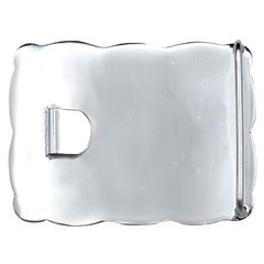 Scottish Traditional Thistle Round Platter Kilt Belt Silver Buckle Highland Wear
