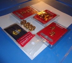 Military Lot Vanguard Belt Buckle Solid Brass USA Navy Collar Nautical Emblems