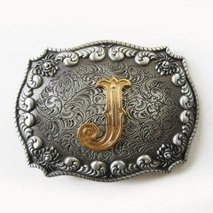 Vintage Style Western Cowboy Cowgirl Letter Belt Buckle also Stock In the US