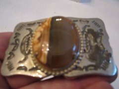 AGATE GEMSTONE BELT BUCKLE – GW-15