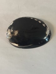 Vintage Polished Black Abalone Shell Belt Buckle by Elite in Fresno, California