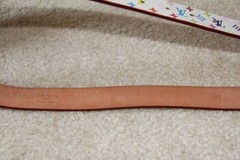 100% Louis Vuitton Multicolor White Belt 32/80