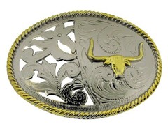 belt buckles lot 6 pieces Collection Men Vintage Bull Rodeo Western Chopper New