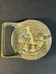 Vintage Blacksmith Brass Belt Buckle Buck Go Inc.