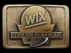 MG11110 *NOS* GREAT **WIX** AIR & OIL FILTERS #1 FILTER IN NASCAR BELT BUCKLE