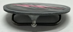 Lightning Bolt Belt Buckle Black Pink PEWTER 2002 NOS Great American Products