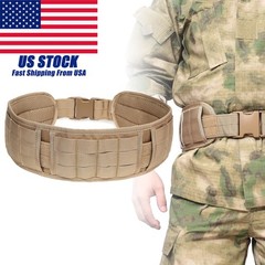 Military Waist Belt Molle Multi-Purpose Quick Release Padded Hunting Patrol Belt