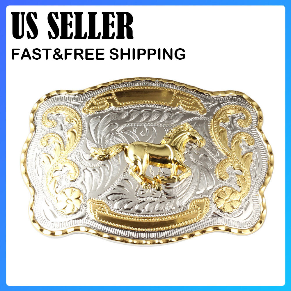 40mm Belt Buckle Rock Bull Ride Rodeo Long Huge Big Cowboy Texas Western Shine