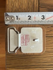Vintage Wood Belt Buckle Lot of 2 Ampersand Brass Inlaid Lasercraft