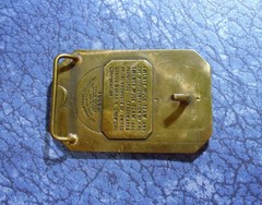 US Borax 1985 The Famous Twenty Mule Team of Death Valley Mining Belt Buckle
