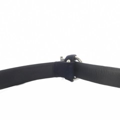 Salvatore Ferragamo Belt Suede Leather Gancini 85 Navy