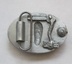 New Love Never Dies Belt Buckle Mobtown Chicago Made In USA