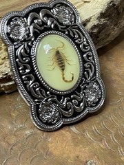 Scorpion Xmas WESTERN SILVER BELT ADJUSTABLE BUCKLE MEN WOMEN UNIQUE VALENTINE