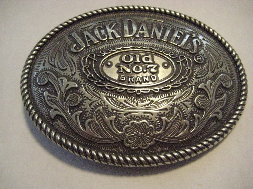 Vintage Jack Daniel&rsquo;s Belt Buckle Old No. 7 Brand 5008JD Metal 2005 GREAT SHAPE