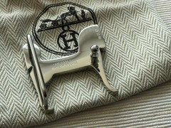 38mm H Belt Buckle Brushed Silver
