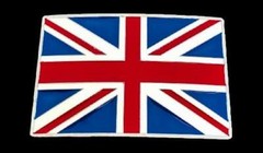 Union Jack UK British Flag Belt Buckle Great Britain Belts Buckles