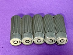 12 Gauge Five Shotgun Gun Riffle Bullet Shell Figural Buckle Rage Belt Buckle