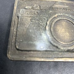 Vintage Miranda Camera Belt Buckle Genuine Original Brass