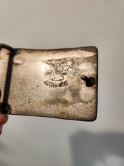 Foster Weld Belt Buckle Unique Modern Industrial Artisan Metal 2007