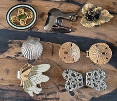 Mixed Wholesale Lot Womens Buckles, Clasps Brass Metal