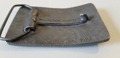 Belt Buckle 930 KAPR Wyoming Studios Art Works Vintage 1976
