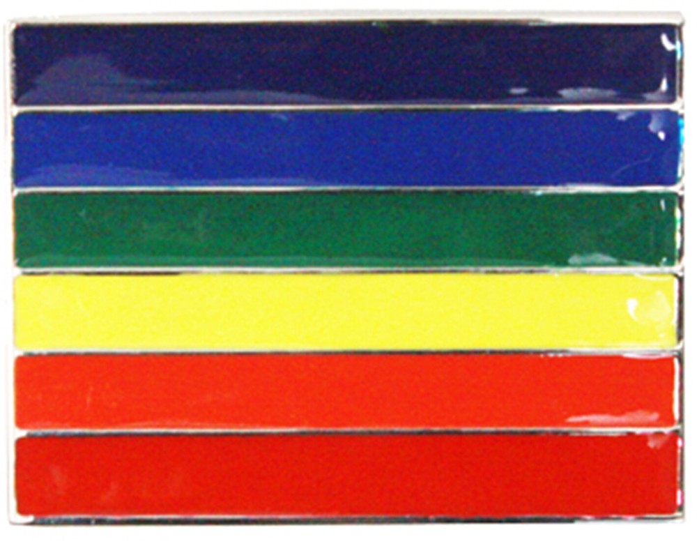 LGBTQ ONE LOVE RAINBOW MULTICOLORED FLAG BELT BUCKLES NEW COSTUME HALLOWEEN GIFT