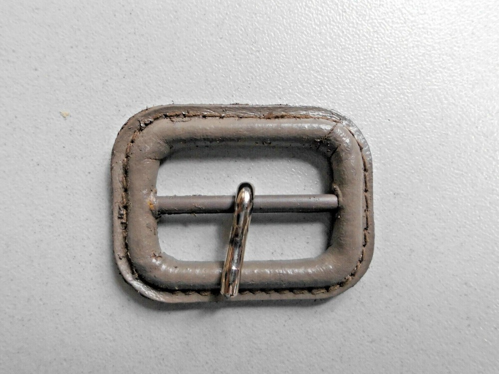 Belt Buckle Leather? Grey / Taupe 2.5cm Sewing Craft Craft Retail