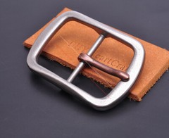 38mm Western Retro Solid Stainless Steel Leathercraft Heel Bar Jeans Belt Buckle