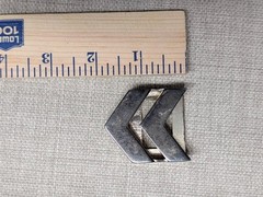 vintage 2PC belt buckle set ARROWHEAD cowboy WESTERN native american indian