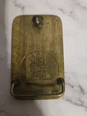 Anacortes Brass Works Lid 1987 Hand Made Solid Brass Anacortes Wash 98221