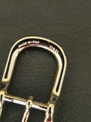 BELT BUCKLES 10993 2.5&Prime;X1&Prime; Gold Plated Made in Italy