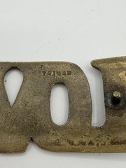 Vintage Solid Brass LOVE Belt Buckle